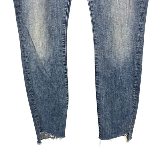 Mother The Looker Ankle Step Fray Jeans Size 25 | Distressed Skinny Denim - Picture 3 of 9
